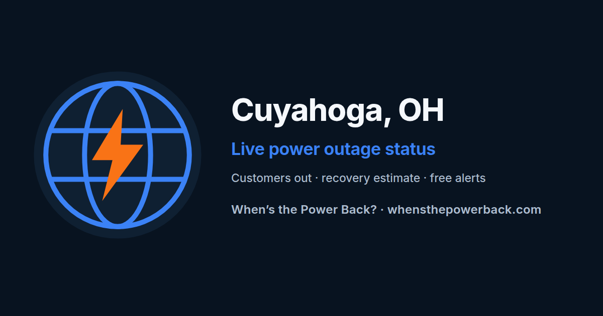 Parma, OH — live power outage tracker