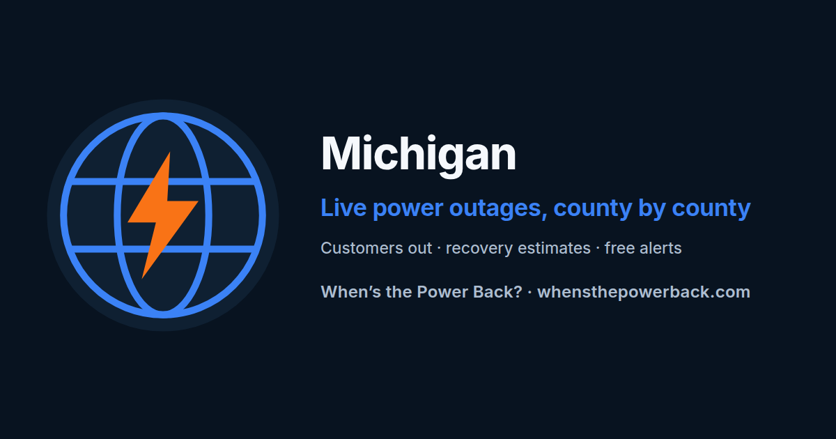 Walker, MI — live power outage tracker