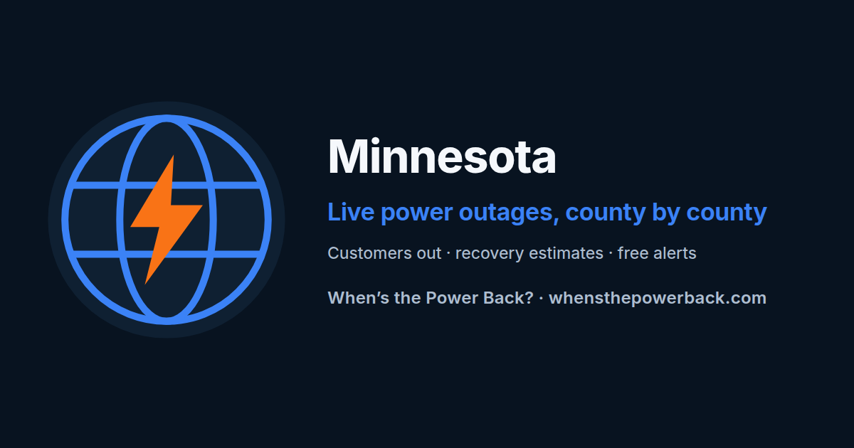 Grand Rapids, MN — live power outage tracker