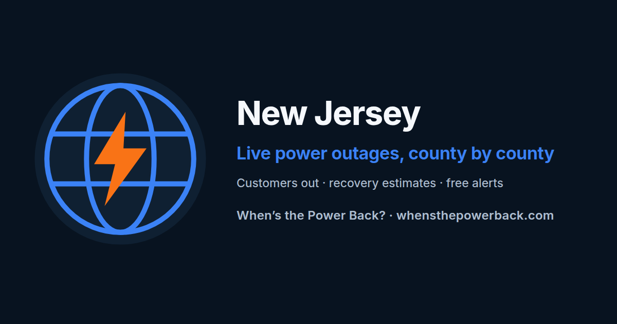 PSEG — live power outage tracker