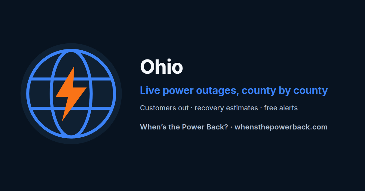 FirstEnergy — live power outage tracker