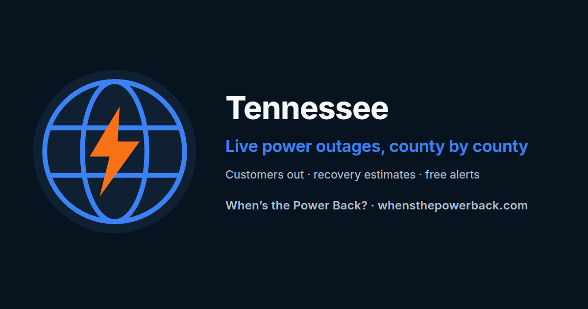 Athens, TN — live power outage tracker